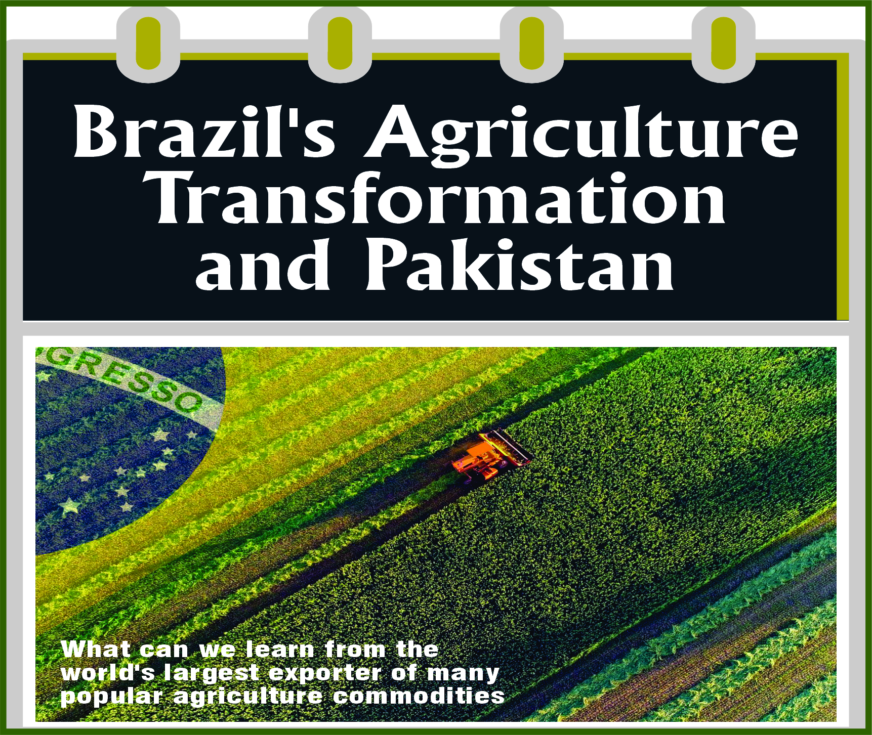 Read more about the article Brazil’s Agriculture Transformation and Pakistan