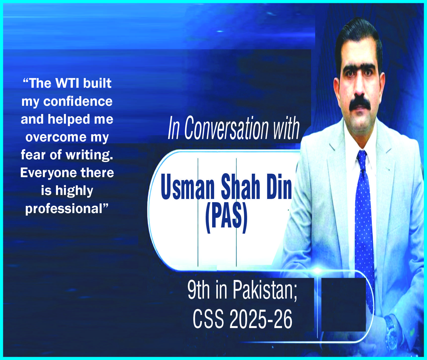 Read more about the article In Conversation with Usman Shah Din (PAS)