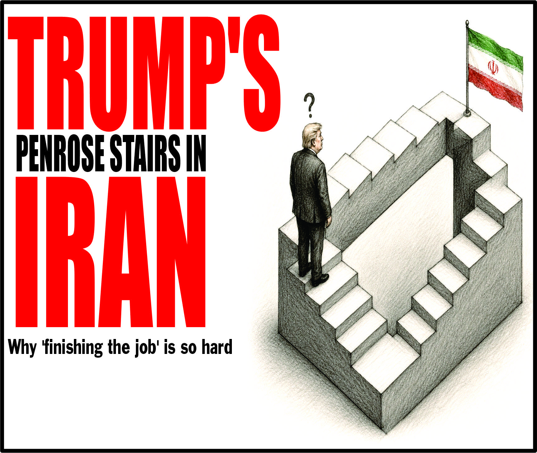 Read more about the article Trump’s Penrose Stairs in Iran