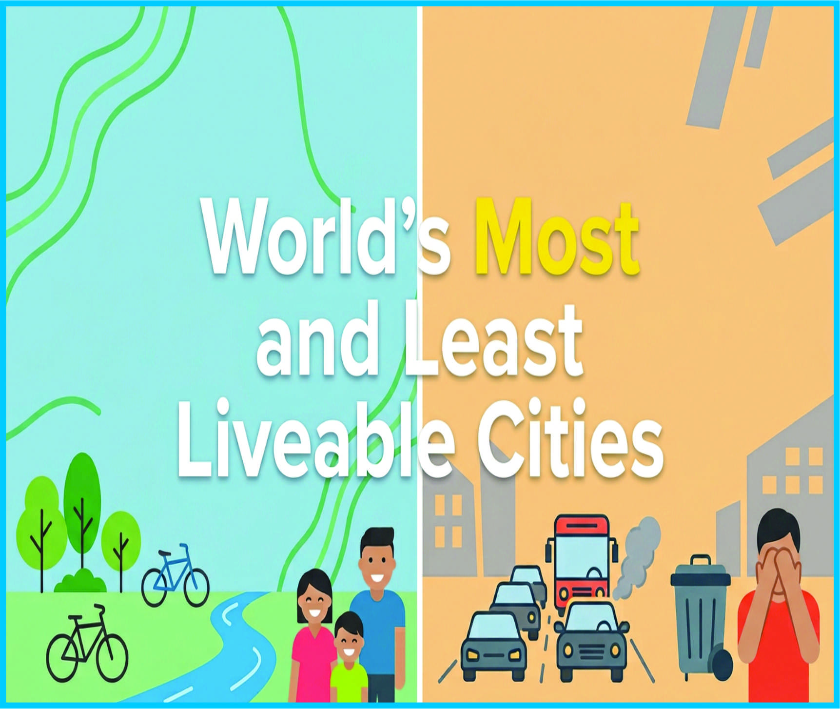 You are currently viewing World’s Most and Least, Liveable Cities